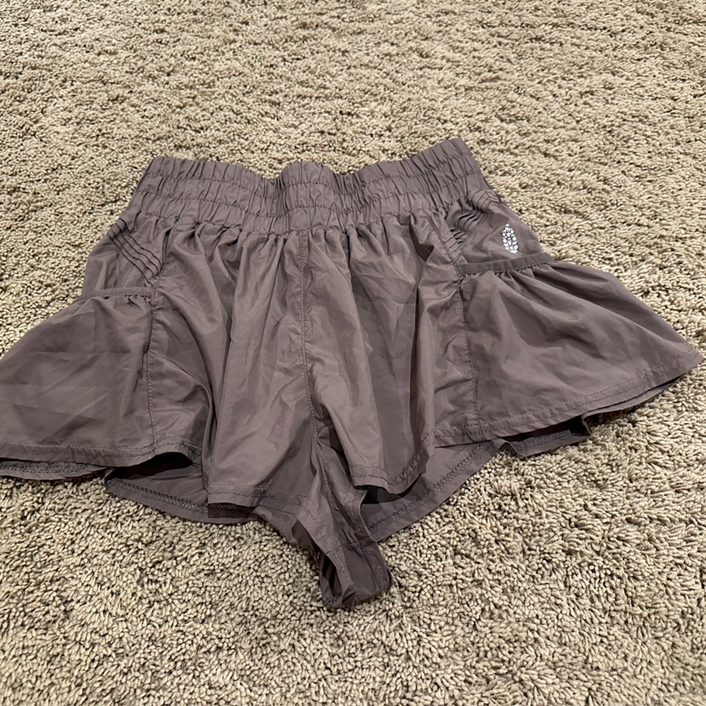 Free people movement shorts brown purple get your flirt on shorts